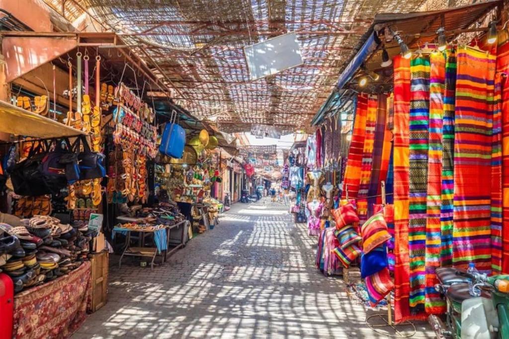 马拉喀什Sunny Terrace & Comfy Beds In Marrakech公寓 外观 照片